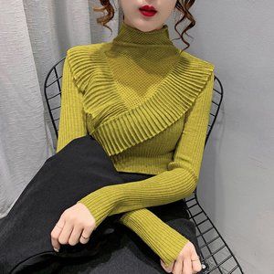 knitted long sleeve top
